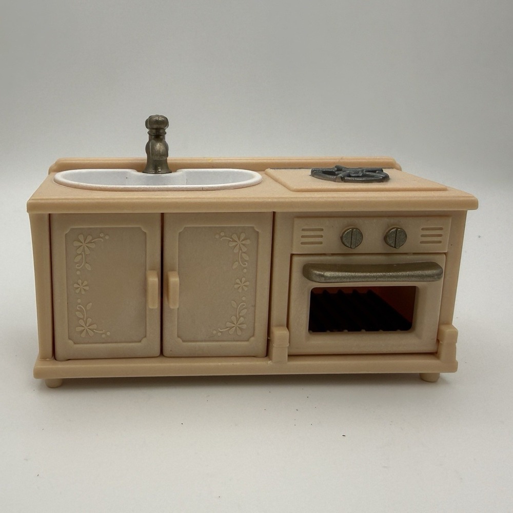Calico Critters Sylvanian Furniture Replacement Sink-Stove-Oven